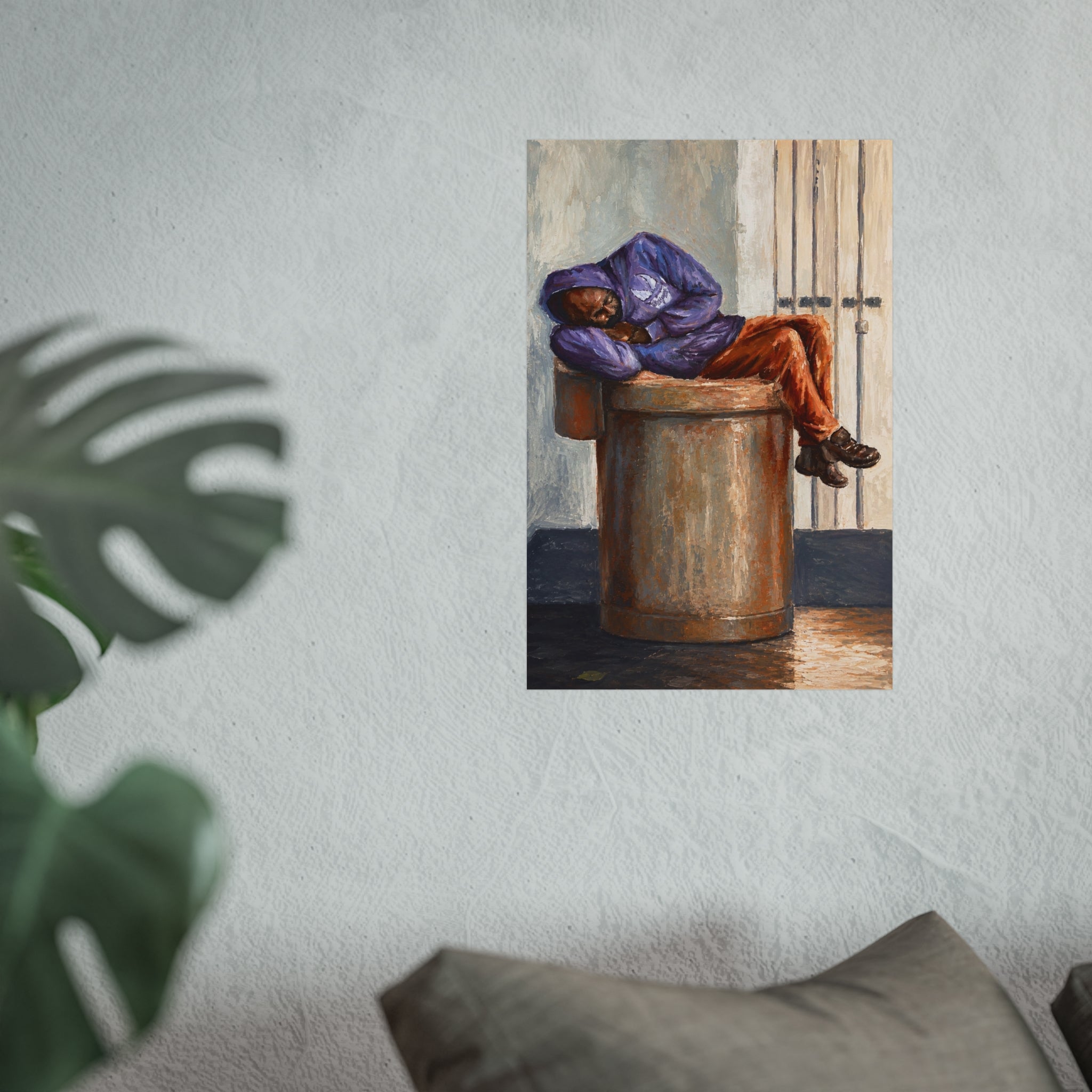 ‘Another Man’s Trash is Another Man’s Tether” Fine Art Poster — Urban Realism Wall Art