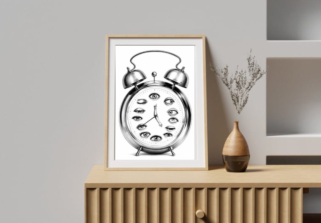 ‘Alarmed’ Print